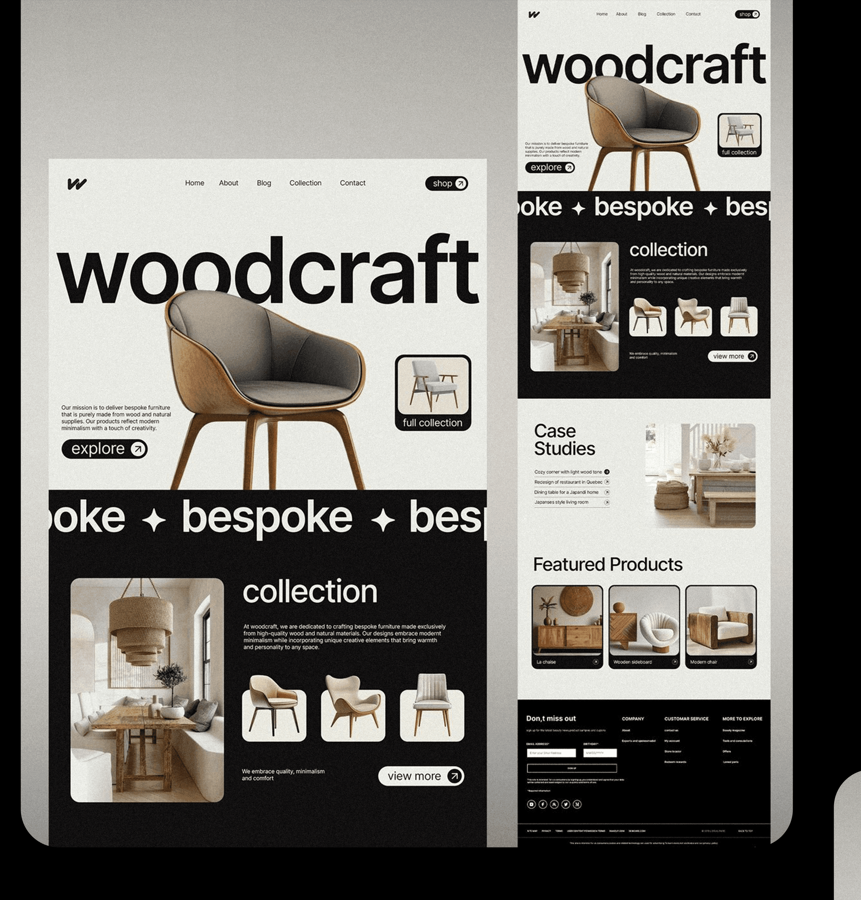Wood craft - ERP & E-Commerce -  Sphiria Digital Studio